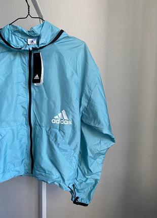 Вітровка adidas x zoe saldana hooded windbreaker оригінал ветровка8 фото