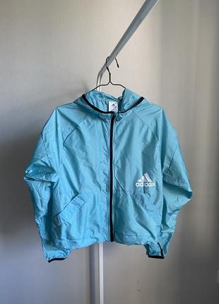 Вітровка adidas x zoe saldana hooded windbreaker оригінал ветровка10 фото