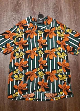 Брендова нова стильна 100% віскоза сорочка р.3xl. від brave soul