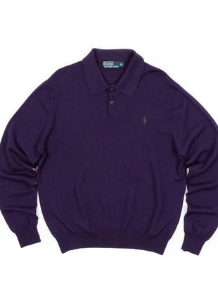 Polo by ralph lauren чоловічий светр лонгслів шерсть kmh123780
