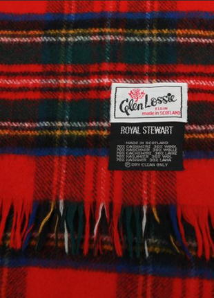 Кашемировый шарф royal stewart, scotland3 фото