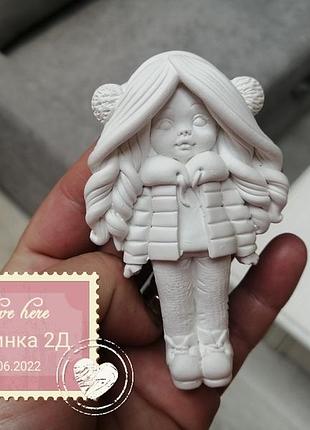 Дівчинка 2д для розфарбовування фигурки гипс