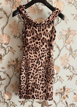 Платье в леопардовый принт missguided2 фото