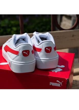 Кроссовки кеды женские puma smash platform v2 l 373035 065 фото