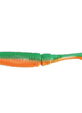 Силикон nomura rolling shad (съедобный) 100мм 9гр. цвет-055 (orange green) 6шт