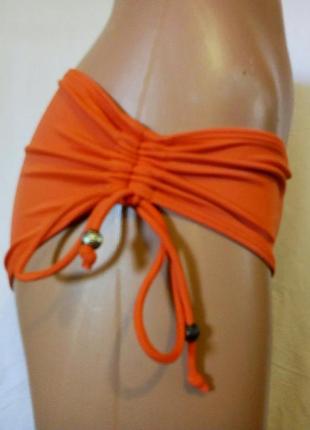 Низ від купальника плавки жіночі оранж3 фото