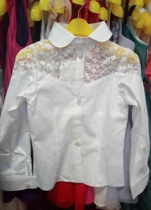 Блузка для девочки zironka 116, 122 зиронька4 фото