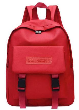 Школьный рюкзак для девочки. розовый и красный