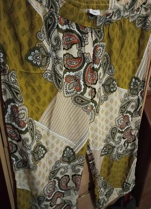 Брендовые брюки палацио из тонкой вискозы боталл,