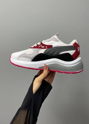 Кросівки puma rs-x 'white red'3 фото