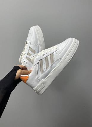 Кросівки жіночі adidas dass-ler white beige orange/кросівки жіночі адідас дасслер7 фото