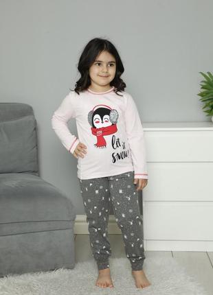 Новорічна піжама для дівчинки на вік 3-4, 5-6, 7-81 фото