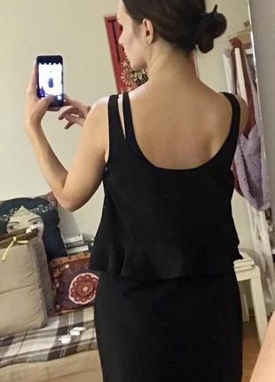 Легка маленька чорна сукня плаття4 фото