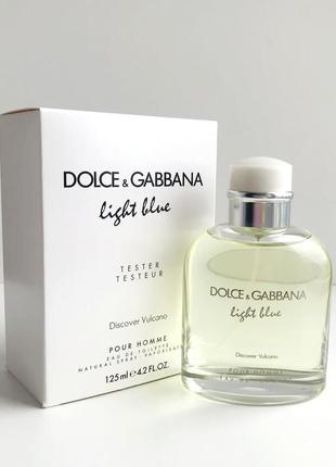 D&g light blue discover vulcano pour homme edt 125 ml -чоловіча туалетна вода