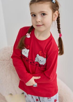 Новорічна піжама для дівчинки на вік 3-4, 5-6, 7-81 фото