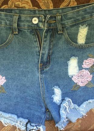 Джинсовые шорты фабричный китай 2