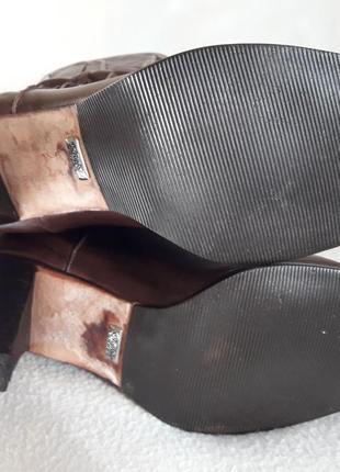 Шкіряні високі чоботи фірми buffalo london p. 38 устілка 24,5 см2 фото