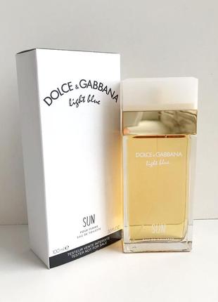 D&g light blue sun eau de toilette femme 100 ml -жіноча туалетнпя вода