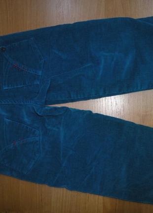 Фирмовые теплые вельветовые штаны джинсы на х/б подкладке zeplin4 фото