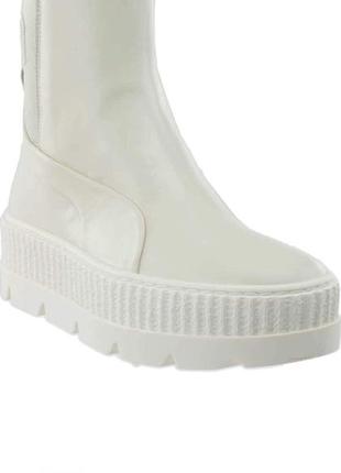 Женские кожаные ботинки puma x fenty by rihanna chelsea sneaker boot men's women's5 фото