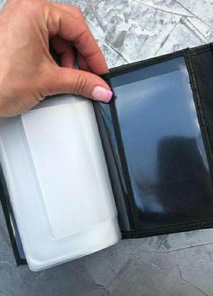 Чоловічий шкіряний гаманець чоловічий шкіряний гаманець шкіряне портмоне5 фото