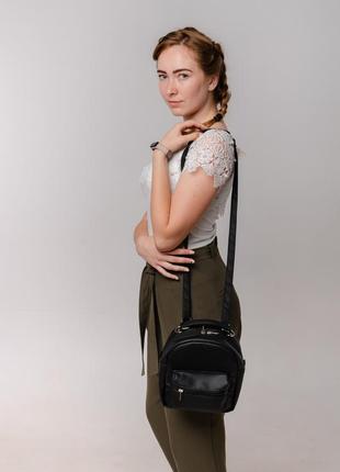 Рюкзак сумка жіночий трансформер женский портфель6 фото