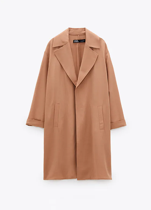 Легке пальто алащ з ліоцеллу від zara,p. l