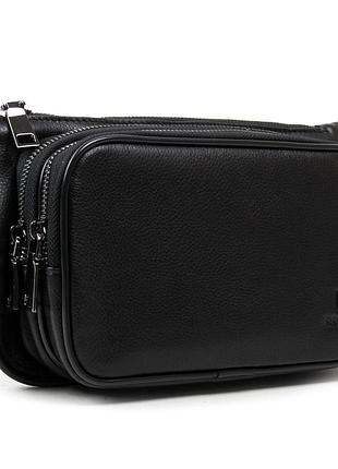 Мужская кожаная сумка чоловіча шкіряна сумочка кожаная бананка