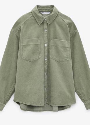 Сорочка zara вельвет
