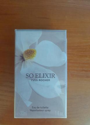 Туалетна вода so elixir,yves rocher, 30 ml.