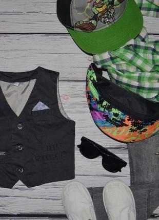 1 - 2 года 92 см очень модная фирменная классная жилетка жилет street style