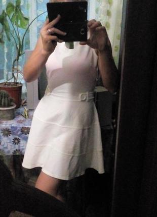 Біле бандажне платтячко2 фото