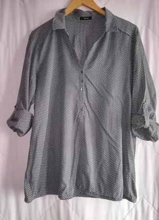 Тонюсенькая вискозная рубашка,блуза,50-52разм.,opus