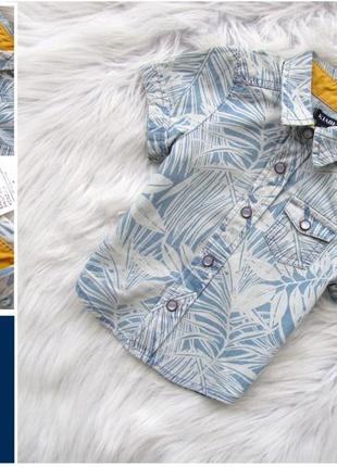 Стильная и качественная рубашка с коротким рукавом kiabi