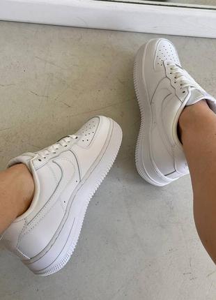 Жіночі кеді nike air force white classic!4 фото