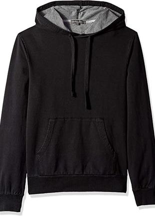 Худі светр, кофта slate & stone чорний, плетений денім розмір м