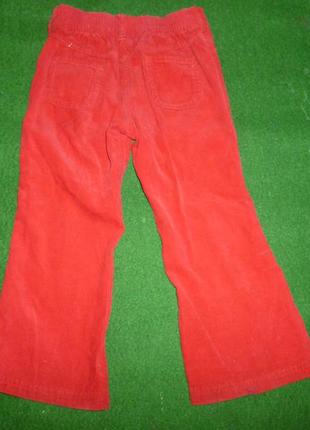Джинсы,вельветовые брюки тна 3-4 года2 фото