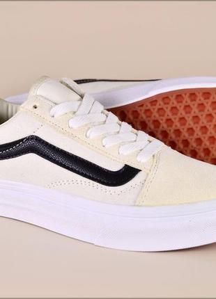 Женские кроссовки vans beige5 фото