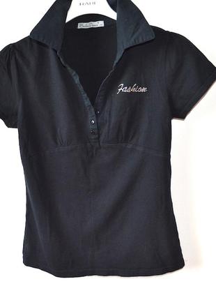 Футболка чорна бавовна