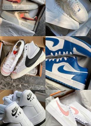 Оригінальні кросівки nike jordan dunk airforce airmax blazer2 фото