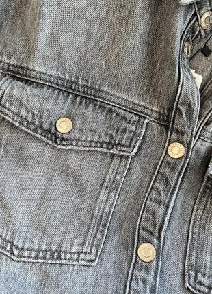 Zara сорочка джинсова2 фото