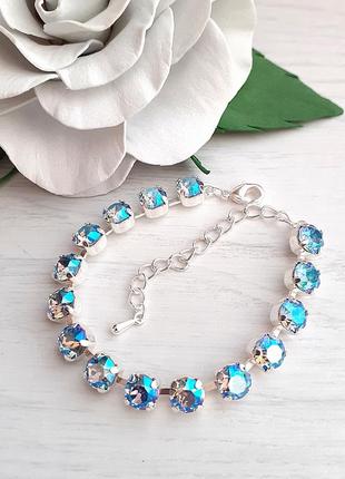 Браслет с кристаллами swarovski