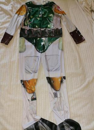 Карнавальный костюм боба фетт star wars звездные войны 11-12 лет