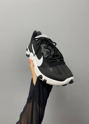 Женские кроссовки nike react element 87 black 36-37-38-39-402 фото