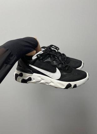 Женские кроссовки nike react element 87 black 36-37-38-39-40