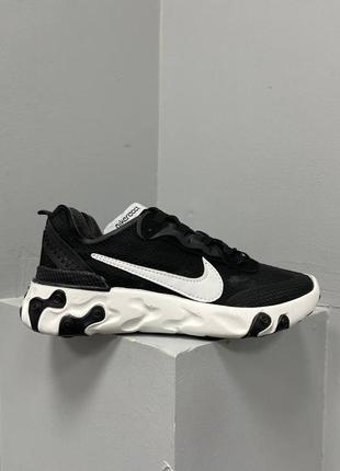 Женские кроссовки nike react element 87 black 36-37-38-39-405 фото