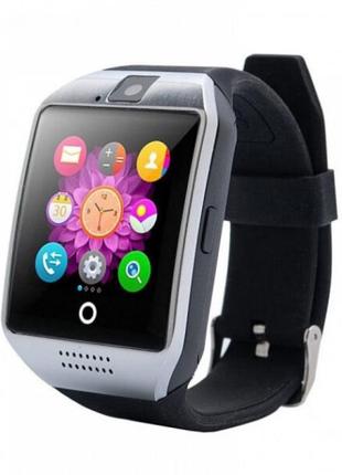 Смарт-часы smart watch q18. цвет: серебрянный6 фото