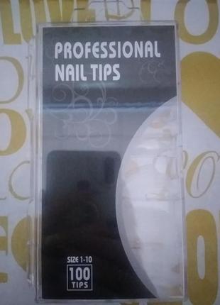 Форми для нарощування нігтів від professional nail 💅 tips 100шт2 фото