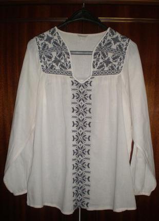 Чудова блуза бохо -вишиванка monsoon) oversize5 фото