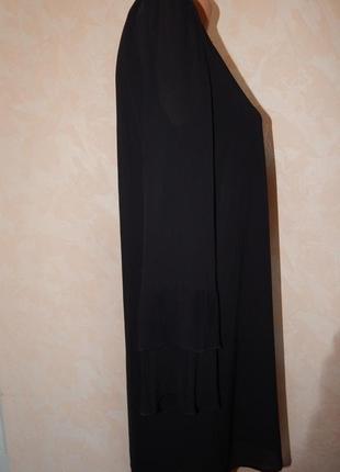 Платье с гофрированными рукавами3 фото